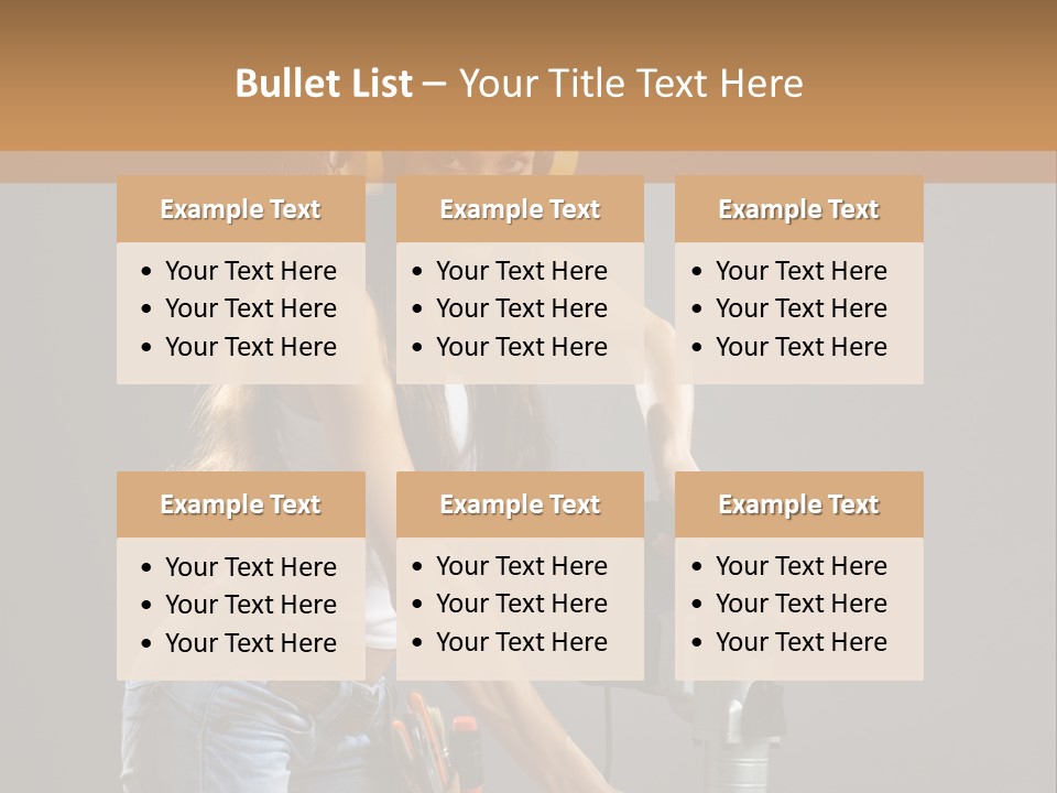 Tool Contractor White PowerPoint Template