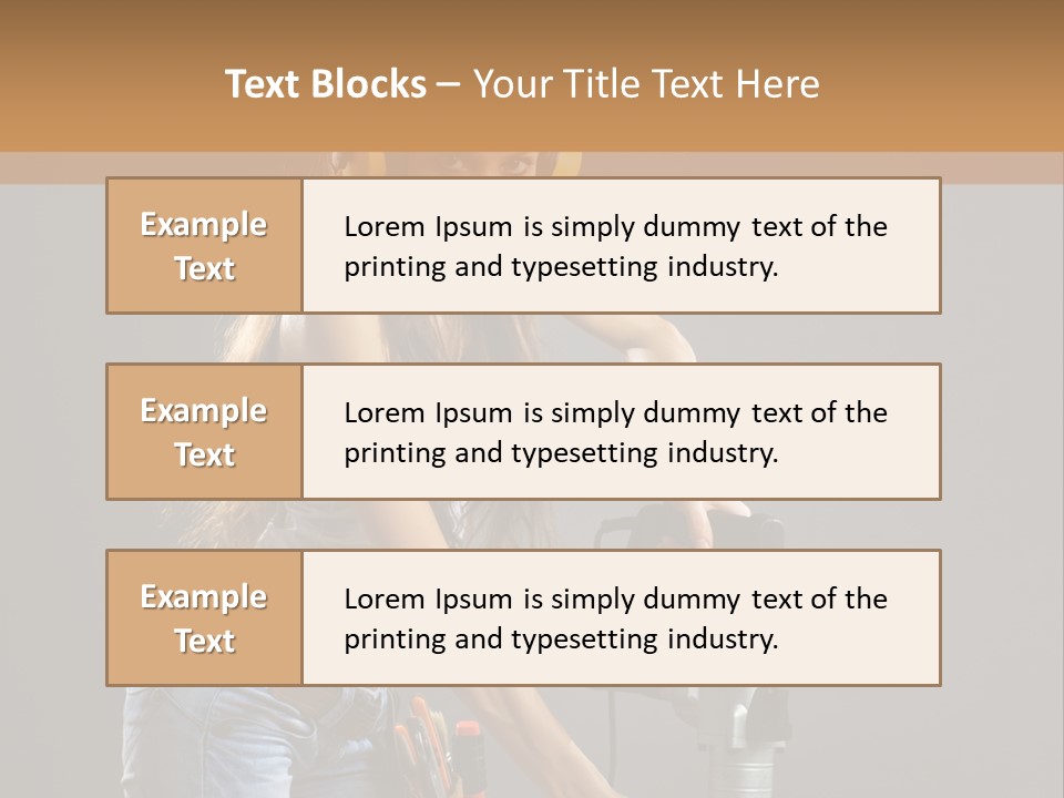 Tool Contractor White PowerPoint Template