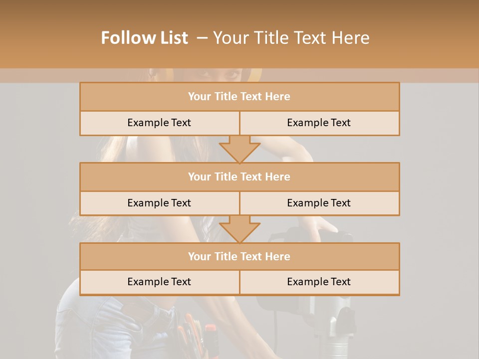 Tool Contractor White PowerPoint Template