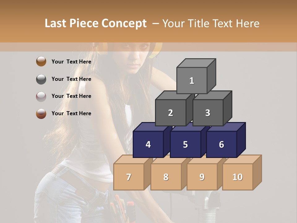 Tool Contractor White PowerPoint Template