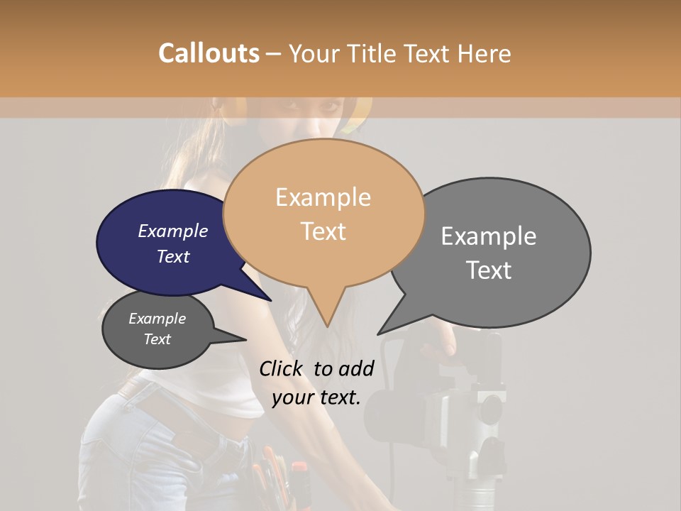 Tool Contractor White PowerPoint Template