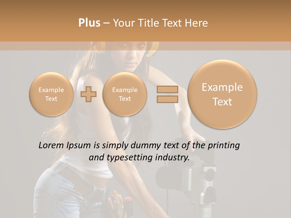Tool Contractor White PowerPoint Template