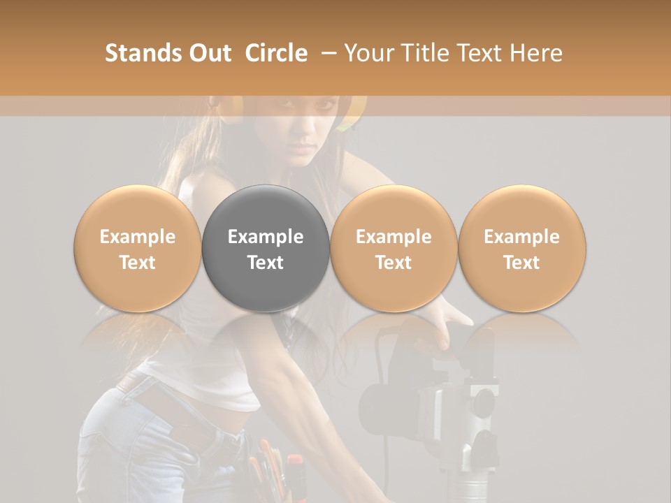 Tool Contractor White PowerPoint Template