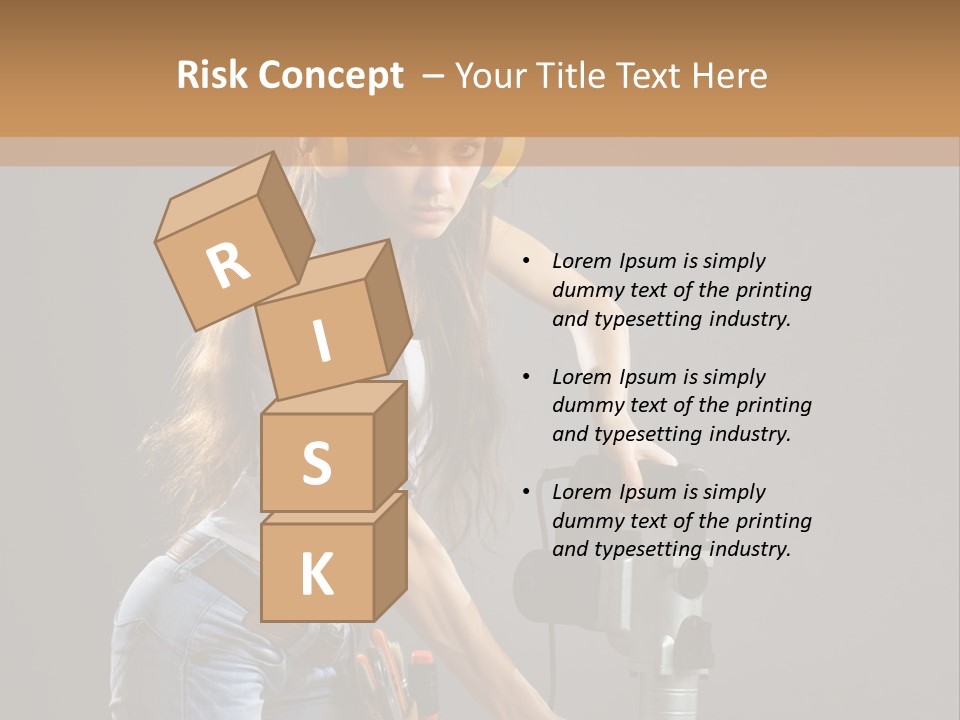 Tool Contractor White PowerPoint Template