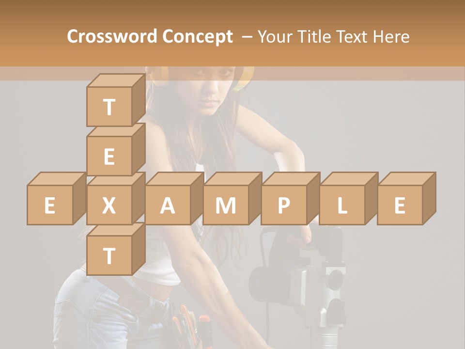 Tool Contractor White PowerPoint Template
