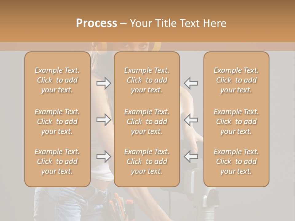 Tool Contractor White PowerPoint Template