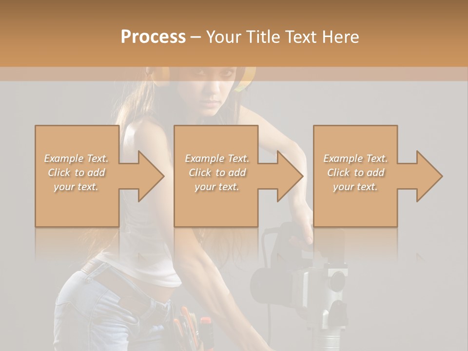 Tool Contractor White PowerPoint Template