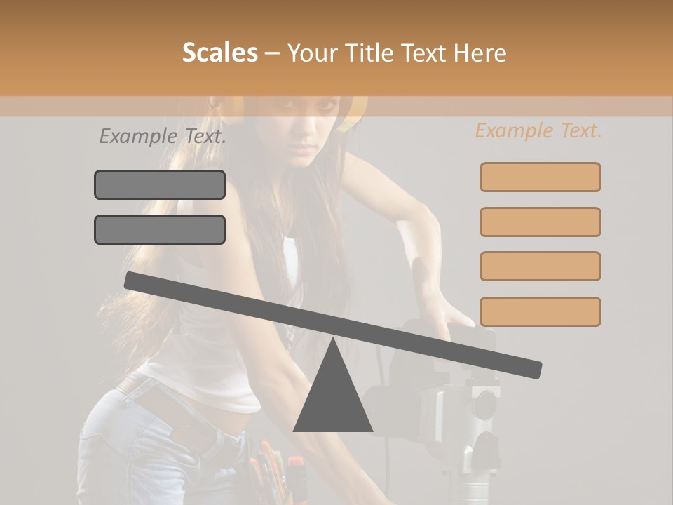 Tool Contractor White PowerPoint Template