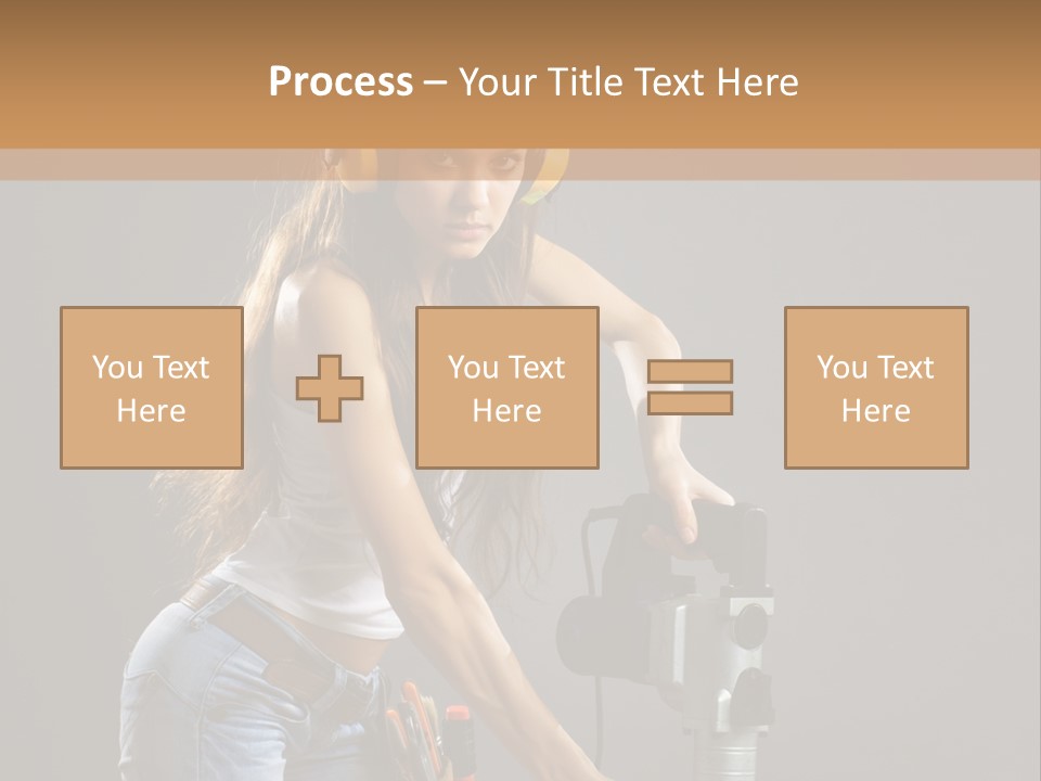 Tool Contractor White PowerPoint Template