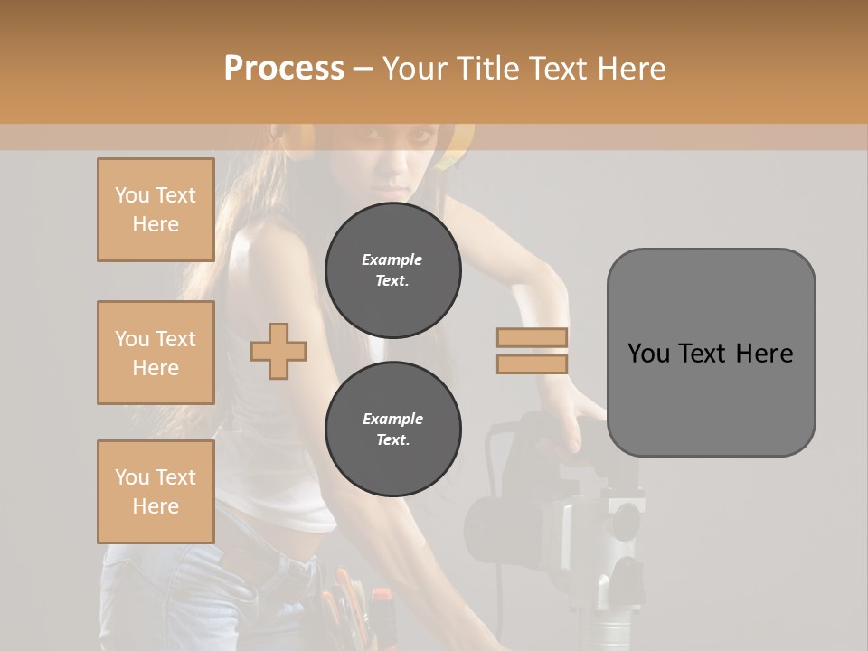 Tool Contractor White PowerPoint Template