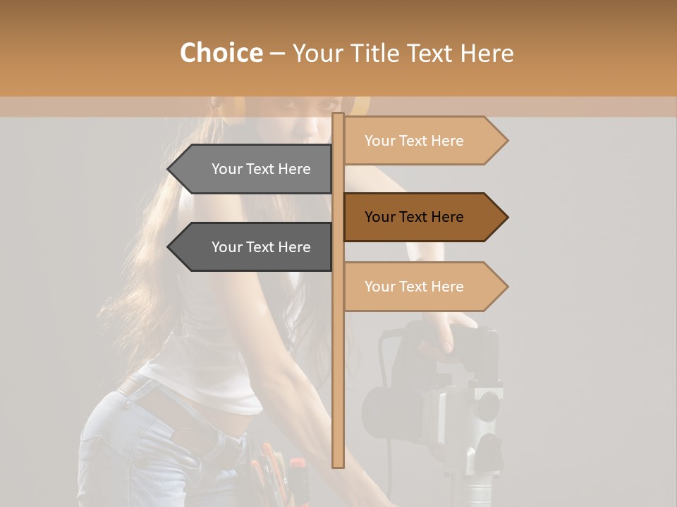 Tool Contractor White PowerPoint Template