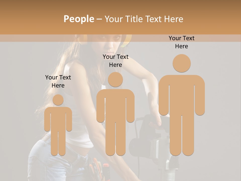 Tool Contractor White PowerPoint Template