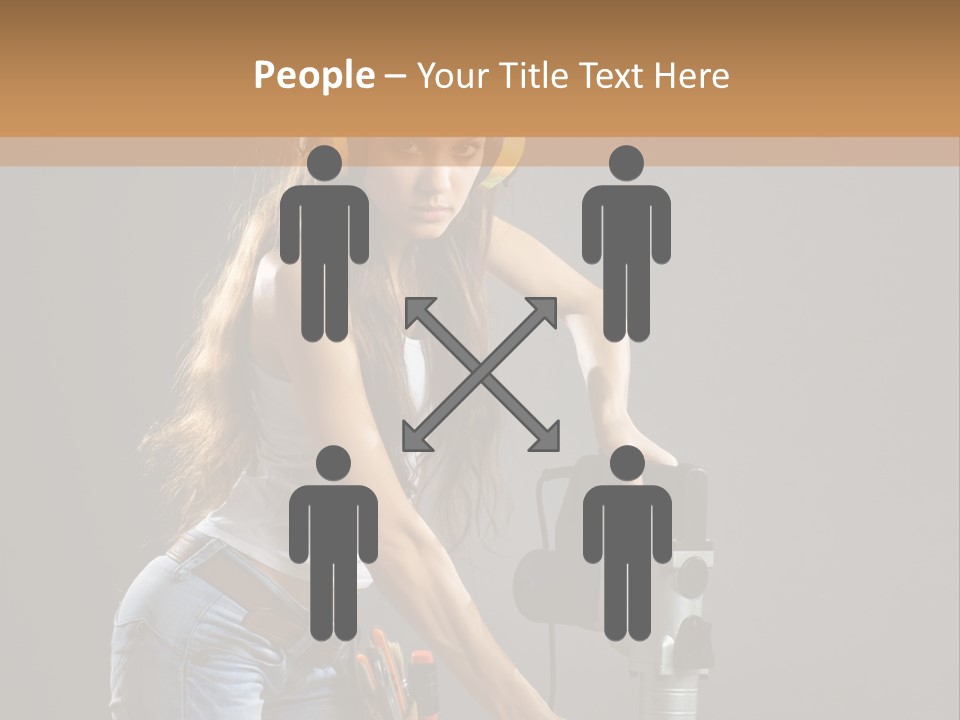 Tool Contractor White PowerPoint Template