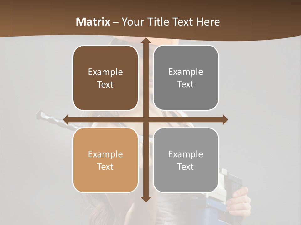 Sensual Woman White PowerPoint Template