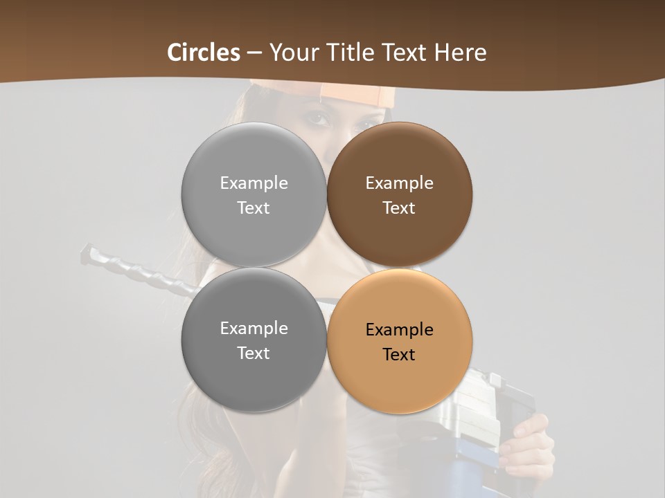 Sensual Woman White PowerPoint Template