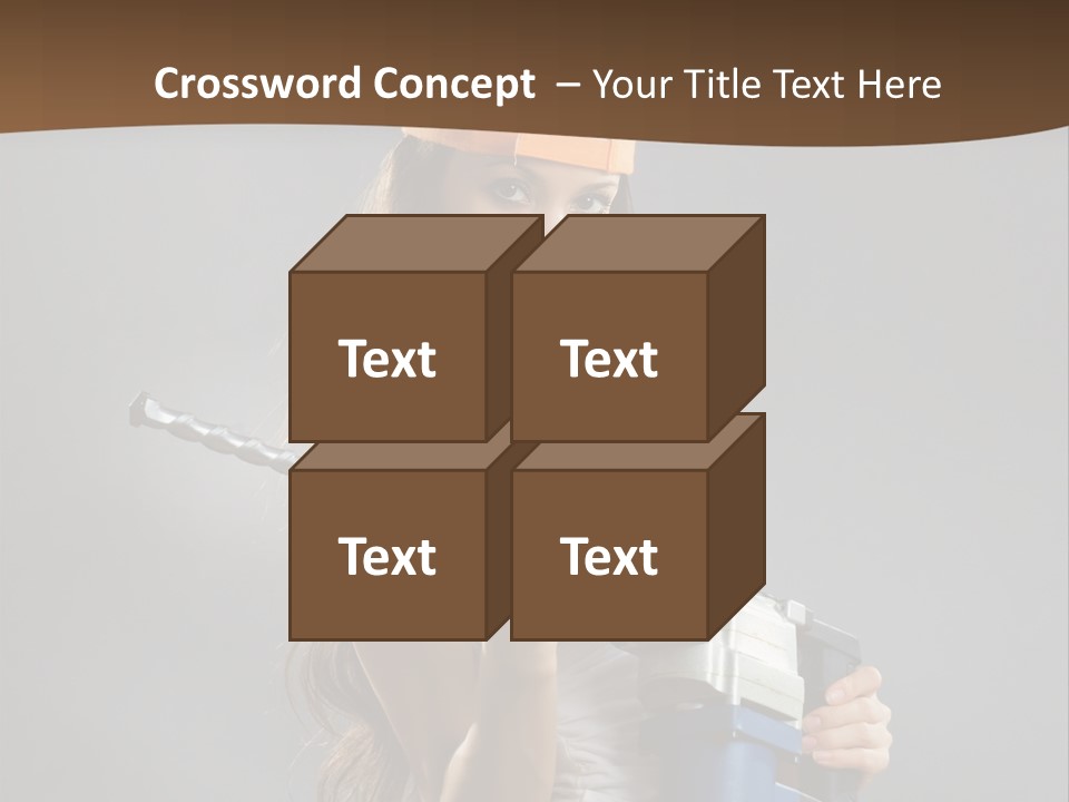 Sensual Woman White PowerPoint Template