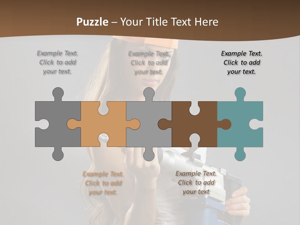 Sensual Woman White PowerPoint Template