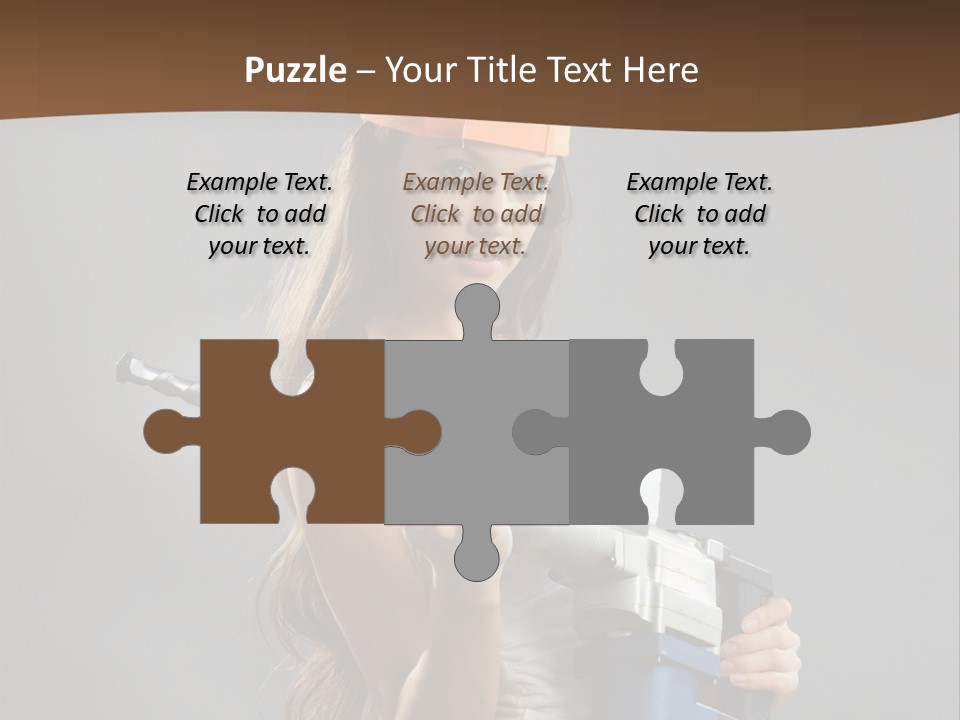 Sensual Woman White PowerPoint Template