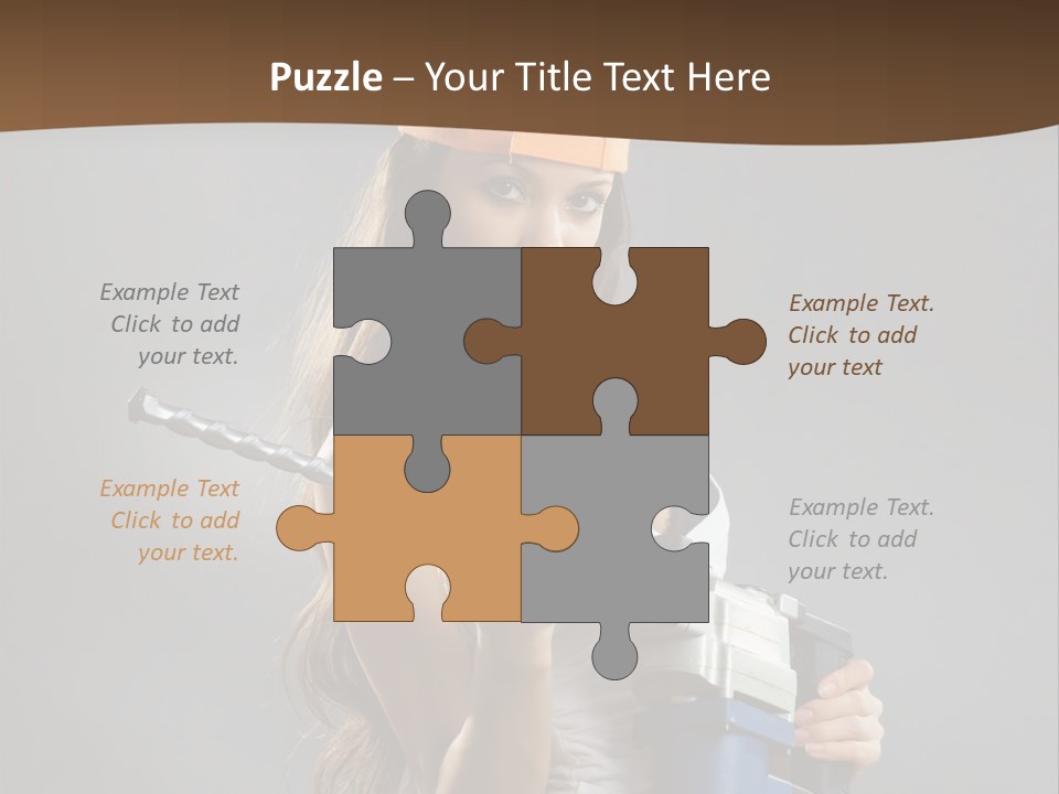 Sensual Woman White PowerPoint Template