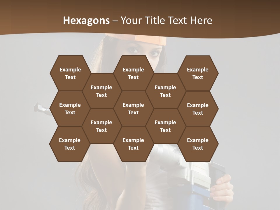 Sensual Woman White PowerPoint Template