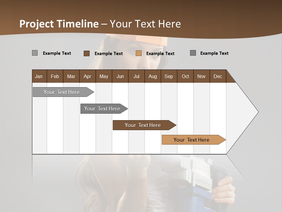 Sensual Woman White PowerPoint Template