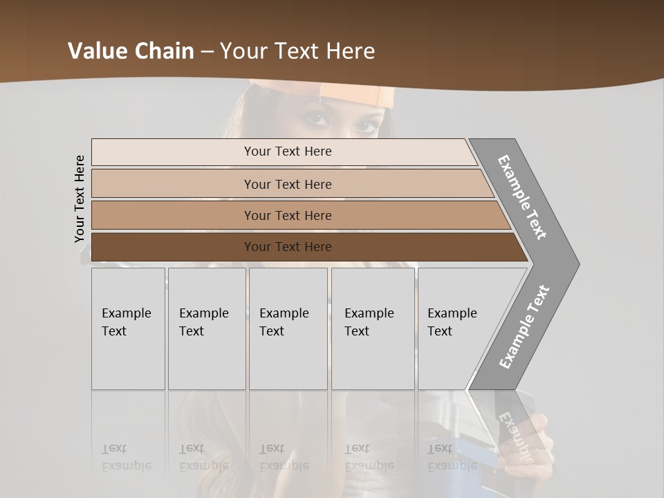 Sensual Woman White PowerPoint Template