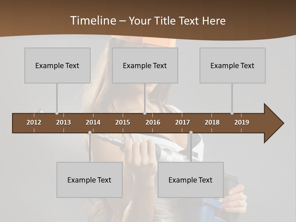 Sensual Woman White PowerPoint Template