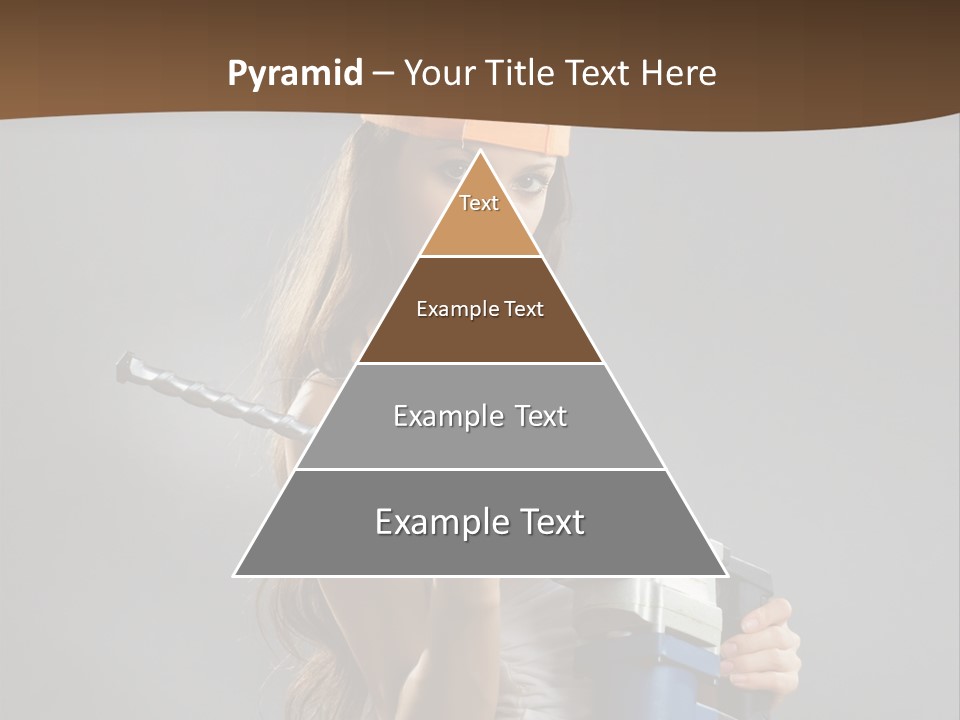 Sensual Woman White PowerPoint Template