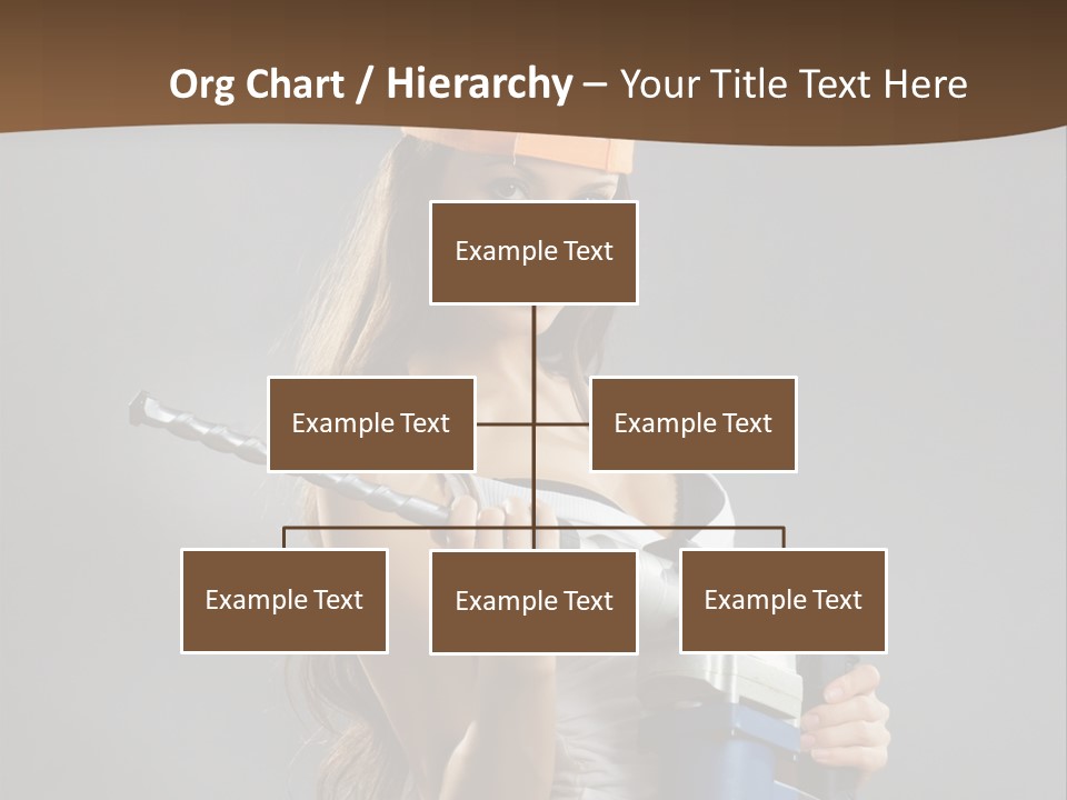 Sensual Woman White PowerPoint Template