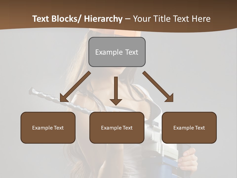 Sensual Woman White PowerPoint Template