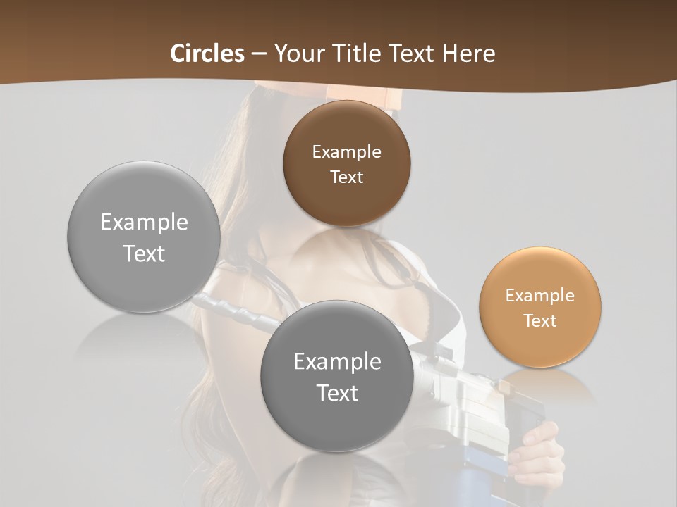 Sensual Woman White PowerPoint Template