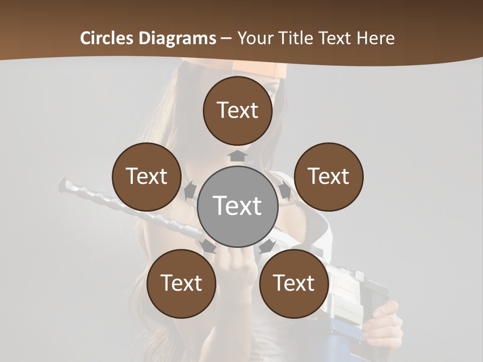 Sensual Woman White PowerPoint Template