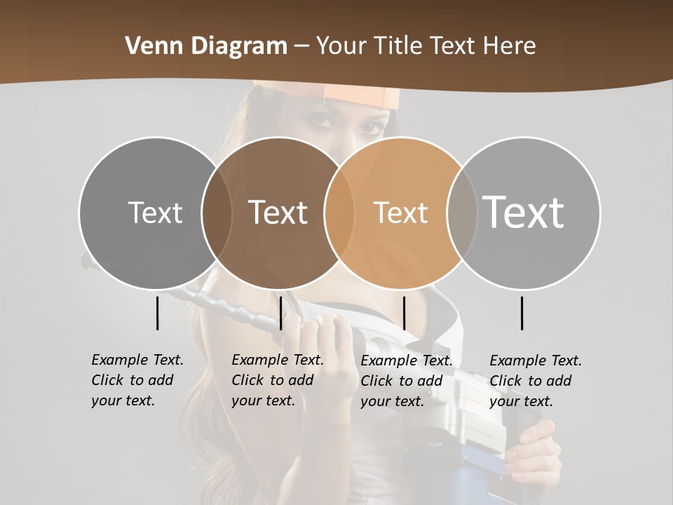 Sensual Woman White PowerPoint Template