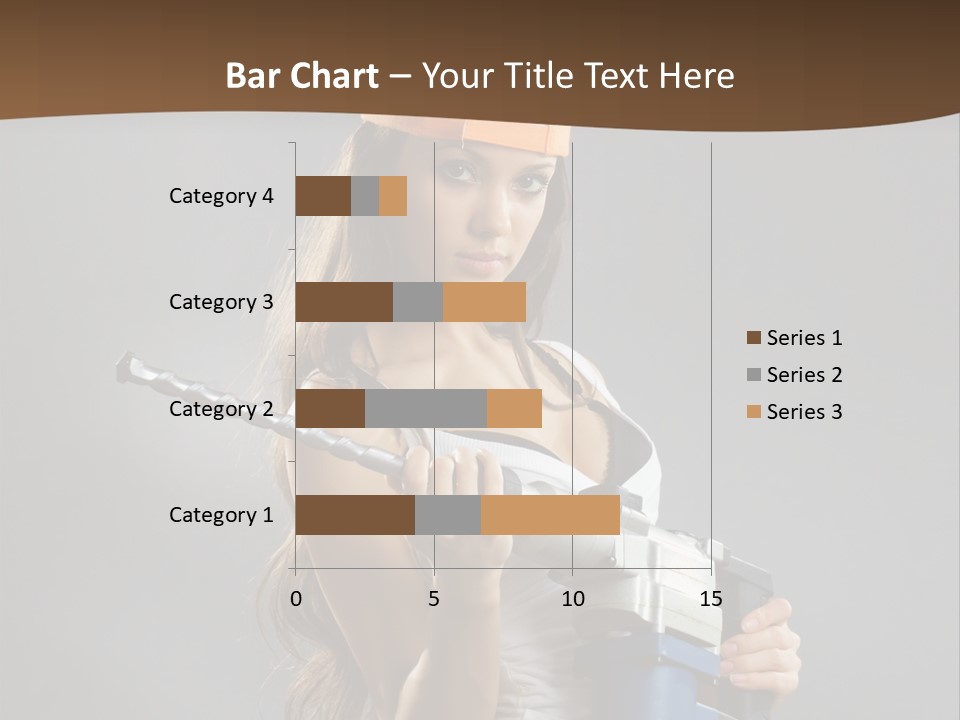 Sensual Woman White PowerPoint Template