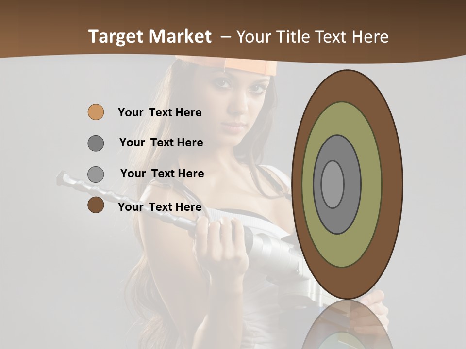 Sensual Woman White PowerPoint Template