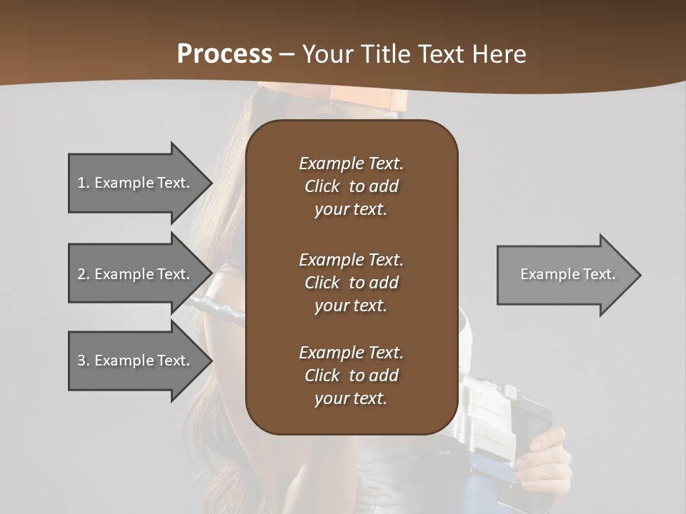 Sensual Woman White PowerPoint Template