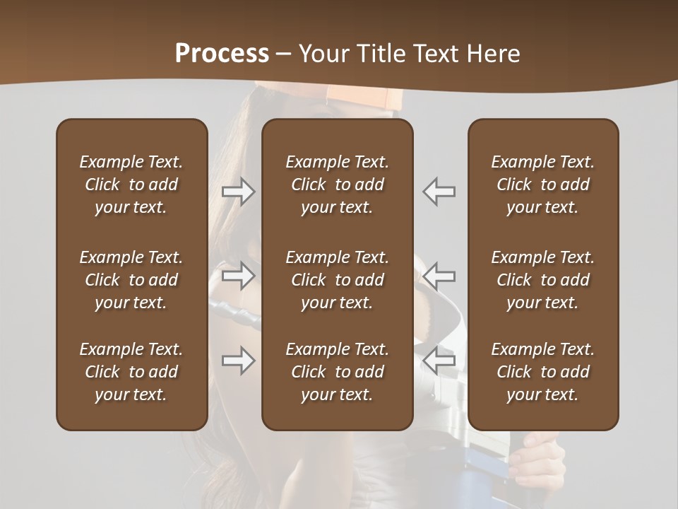 Sensual Woman White PowerPoint Template