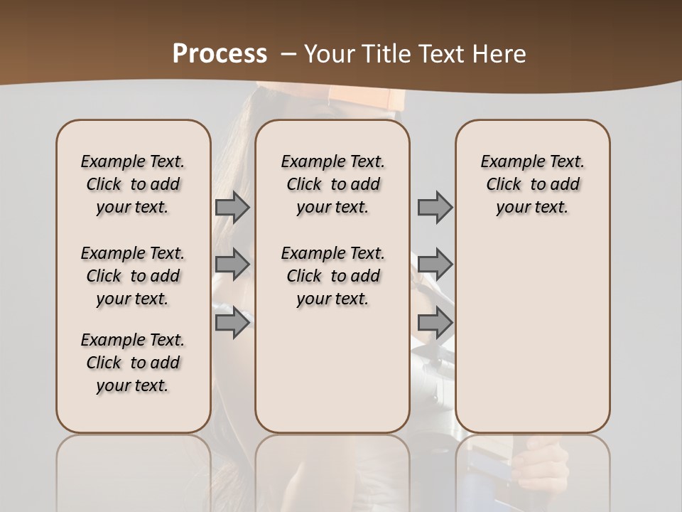 Sensual Woman White PowerPoint Template
