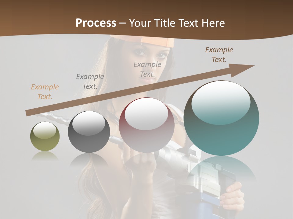 Sensual Woman White PowerPoint Template