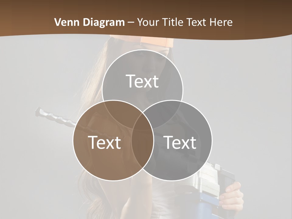 Sensual Woman White PowerPoint Template