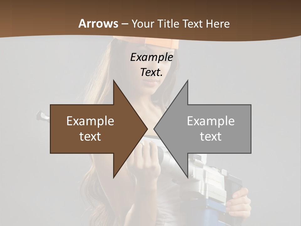 Sensual Woman White PowerPoint Template