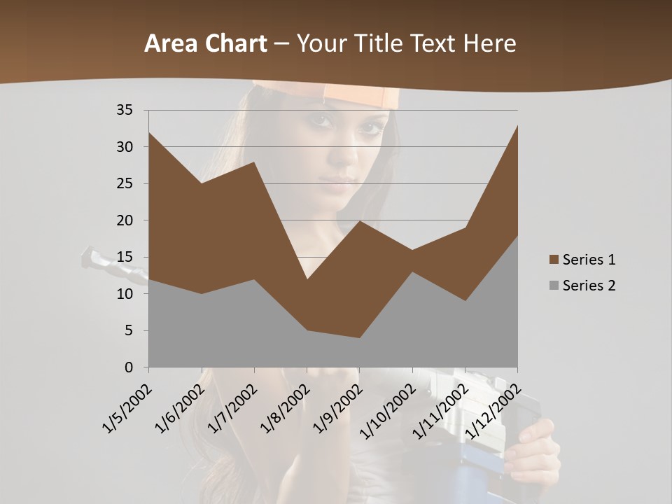 Sensual Woman White PowerPoint Template