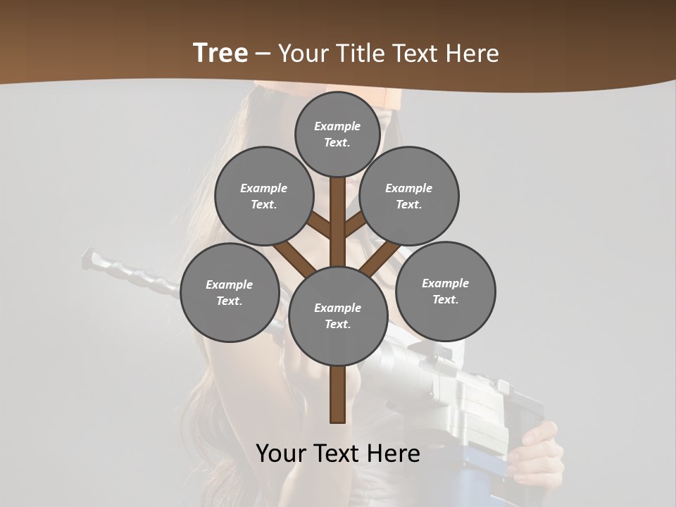 Sensual Woman White PowerPoint Template