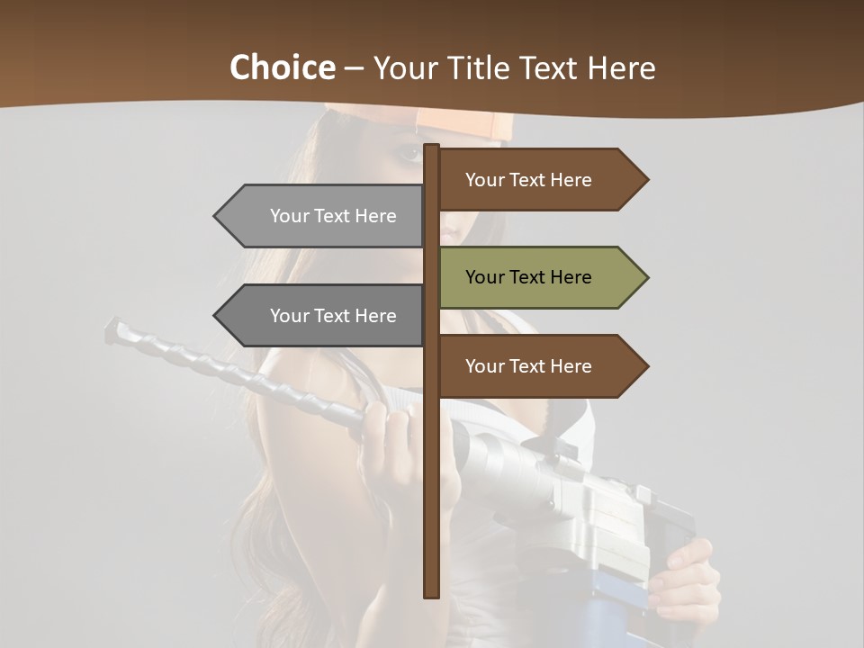 Sensual Woman White PowerPoint Template