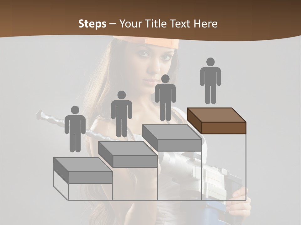 Sensual Woman White PowerPoint Template