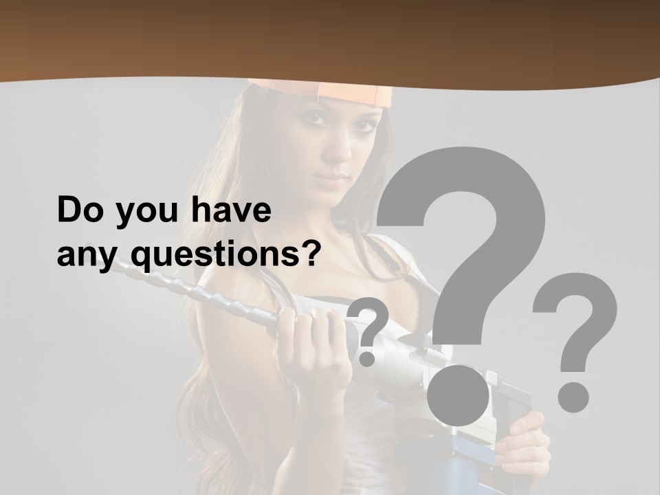 Sensual Woman White PowerPoint Template