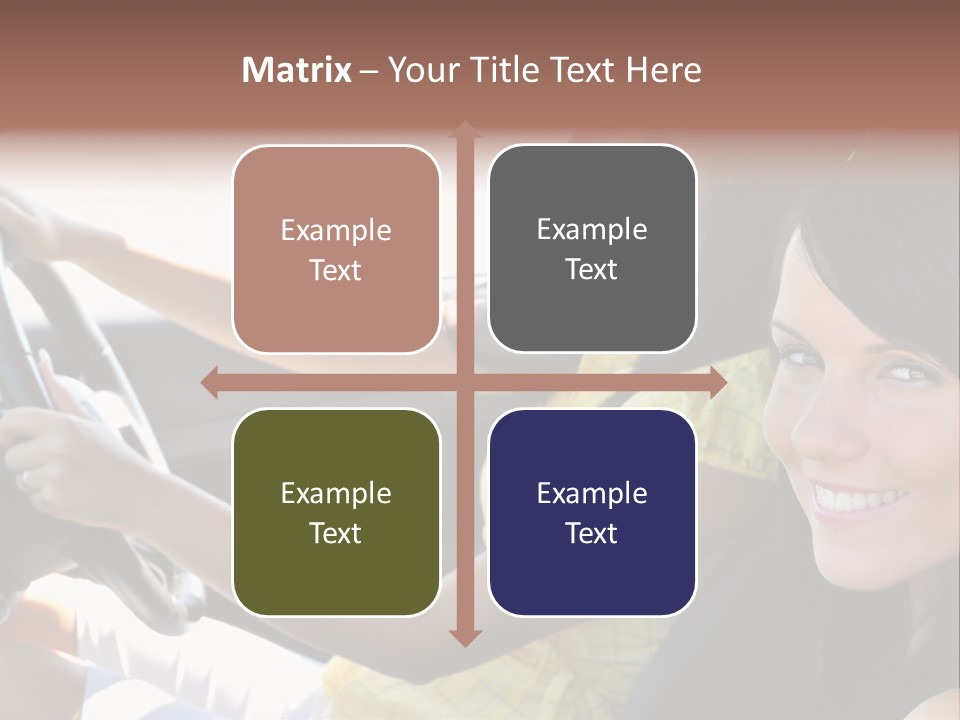 Looking Cheerful Cute PowerPoint Template