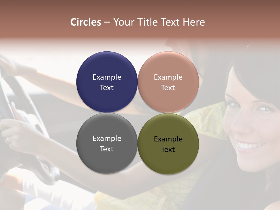 Looking Cheerful Cute PowerPoint Template