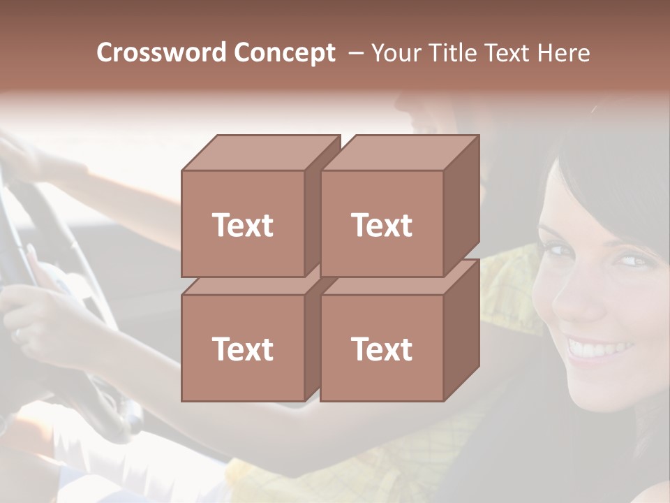 Looking Cheerful Cute PowerPoint Template