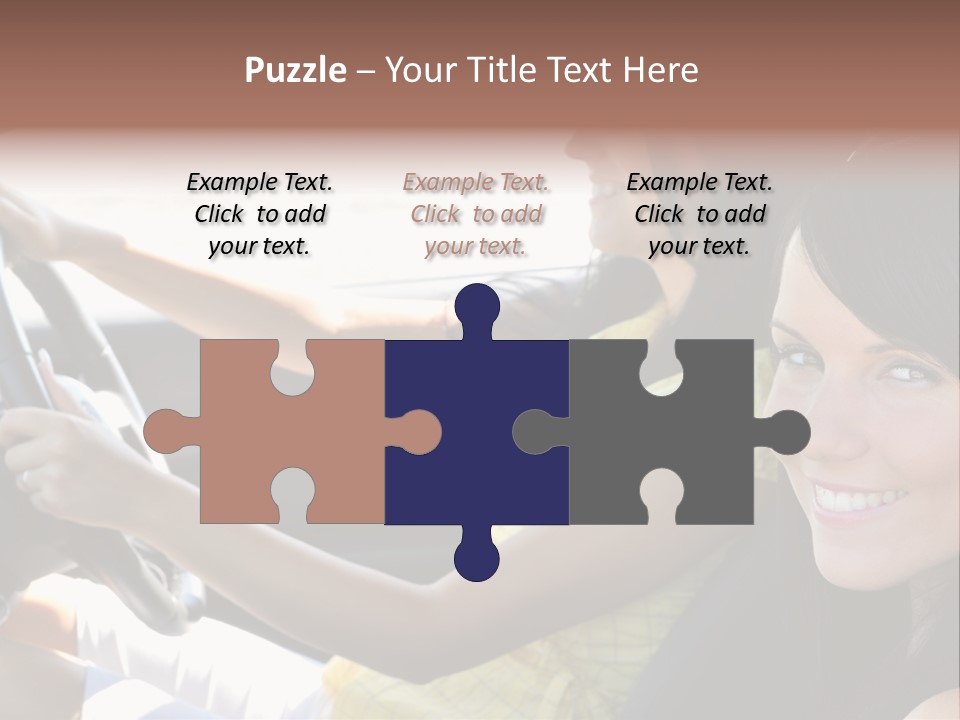 Looking Cheerful Cute PowerPoint Template